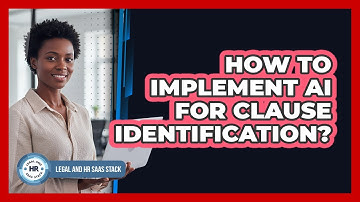 How To Implement AI For Clause Identification?