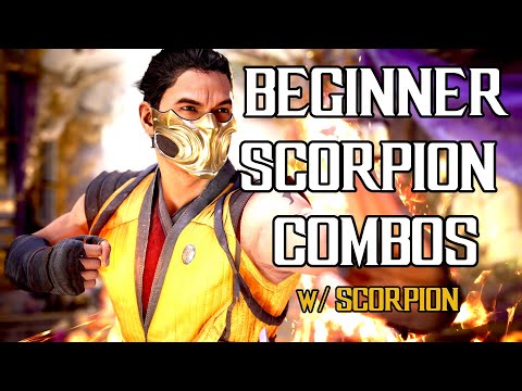 BEGINNER SCORPION COMBOS IN MK1!!! - Mortal Kombat 1 Scorpion Gameplay