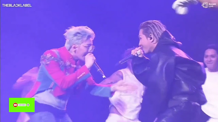 G Dragon x Taeyang    Power-Home Sweet Home-Concert Taeyang