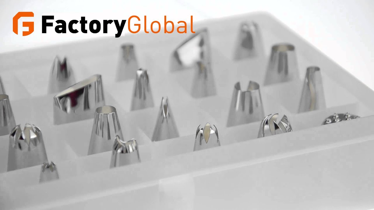 24pcs Cake Puff Decorating Icing Nozzles Piping Sugarcraft Pastry Tips Tool Set HG-H9137