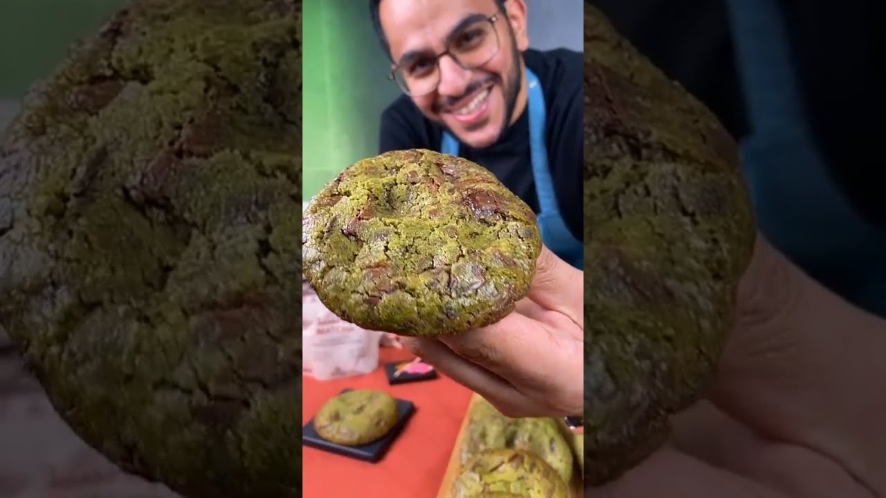 كوكيز الماتشا - Matcha Cookies على طريقة الشيف بن قاسم