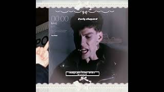 #JOHNNYCADE X #CURLYSHEPARD might be off bear but ok- #theoutsider #gay #ship idk