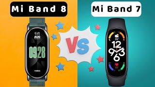 Xiaomi Mi Band 8 vs Mi Band 7