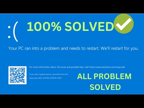 Your device ran into a problem and needs to restart -✅Windows 10/11/8 | Blue Screen Of Death Error