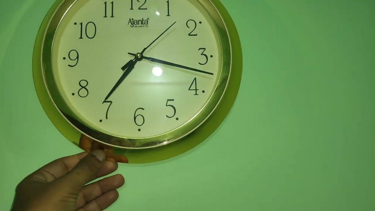 Ajanta wall clock review Model 1207