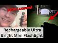 1400 Lumen Mini Rechargeable Flashlight (Link in Description)