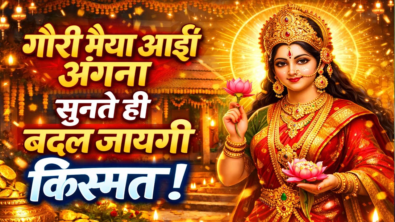 गौरी मैया आईं अंगना | सुनते ही बदल जाएगी किस्मत | Hindi Song Video 2026 | Kamakhya Bhakti Darshan