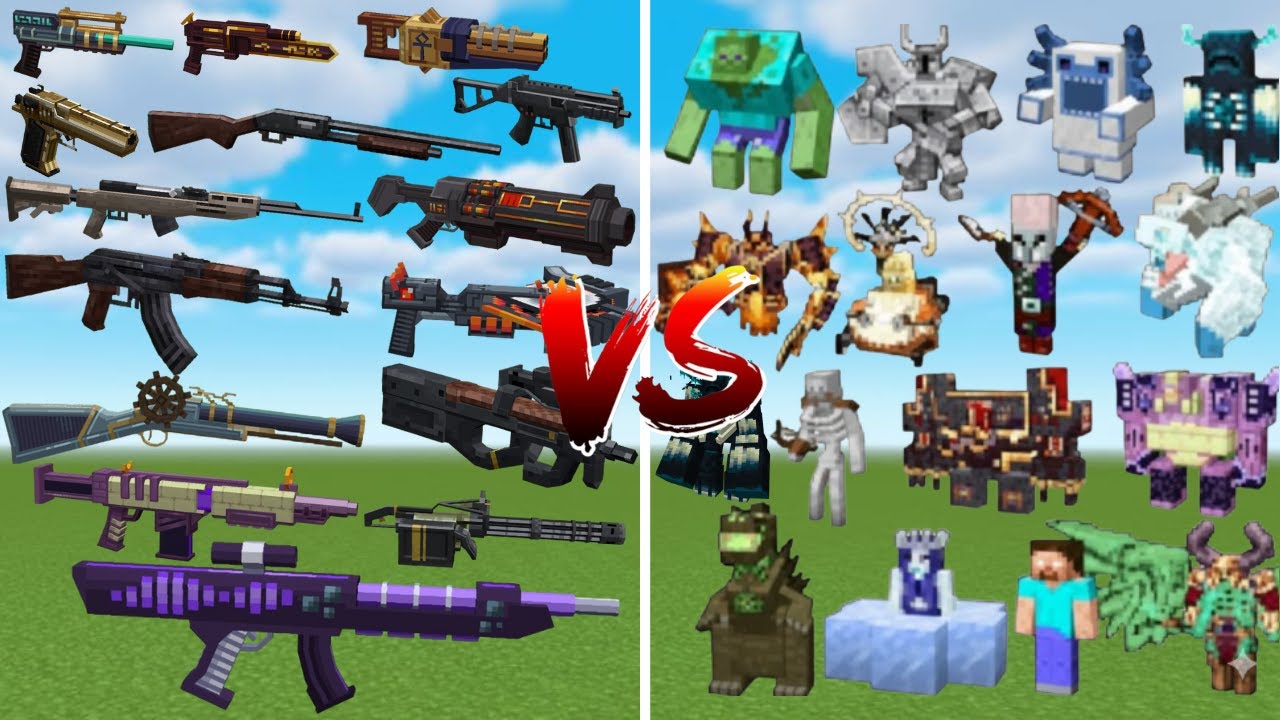 What Minecraft TaCZ Cataclysm Guns can Defeat the Most Bosses in a Row ...