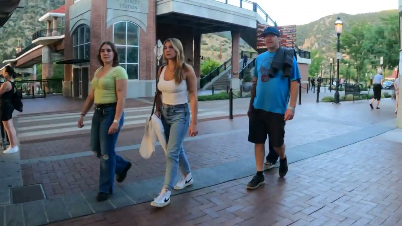Main Street Glenwood Springs, CO walking tour 4K