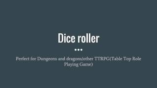 Create a FREE infinitely sided dice in SECONDS | Python 3.4