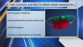 Two central Ohio school districts drop mask mandates