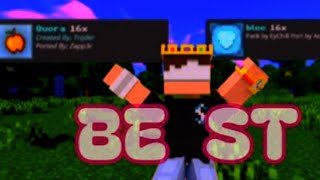 Top 2 best texture pack for Minecraft hive bedwars 