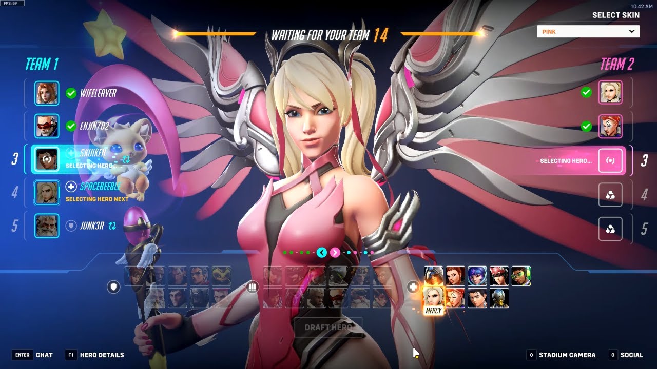 Overwatch 2 - Mercy Stadium Gameplay (No Commentary)