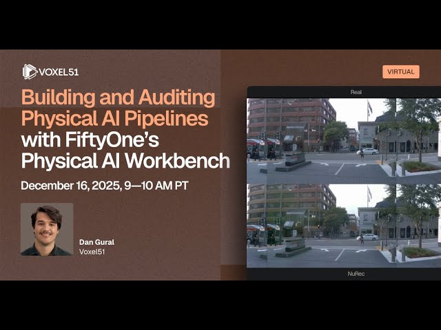 Building and Auditing Physical AI Pipelines with FiftyOne’s Physical AI Workbench