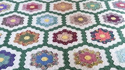 How to Sew the flowers together in a Grandmother