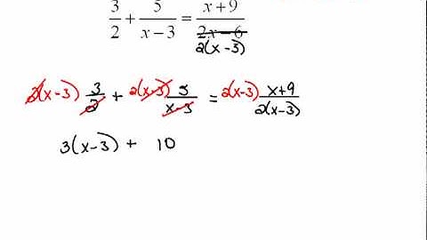 Solving Rational Equations pt. 3  5.4