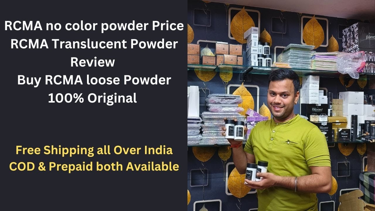 RCMA no color powder Price | RCMA Translucent Powder Review | Buy RCMA loose Powder 100% Original