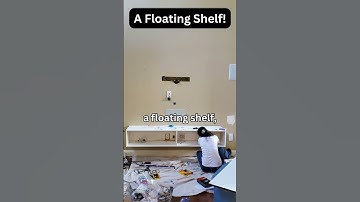 Floating Elegance: Elevate Your TV Setup with a Media Console!  #hometheater #shorts #tvwallmount