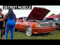 DETROIT MUSCLE !  FASTEST Donks & Gbodys @ Battle of the States 2 Grudge Race - Milan, Michigan