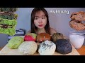 MUKBANG 어글리베이커리 크림빵 7종류 디저트 먹방 UGLY BAKERY 7 KINDS CREAM BREAD Dessert asmr クリームパン