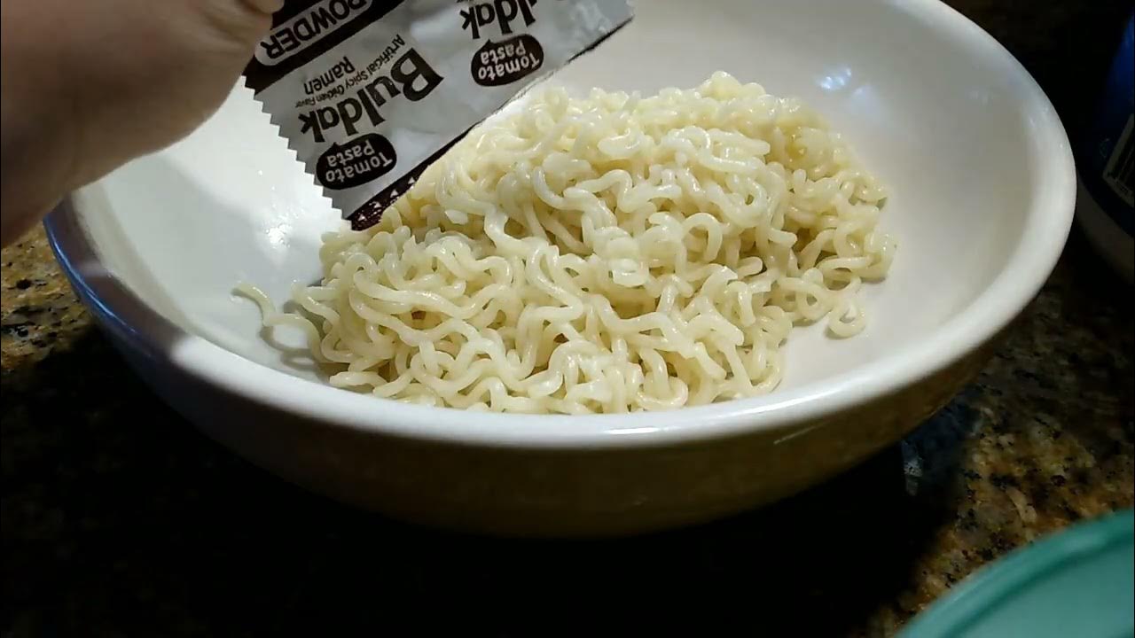 Bowser and his minion's try buldak African spicy chicken flavored ramen