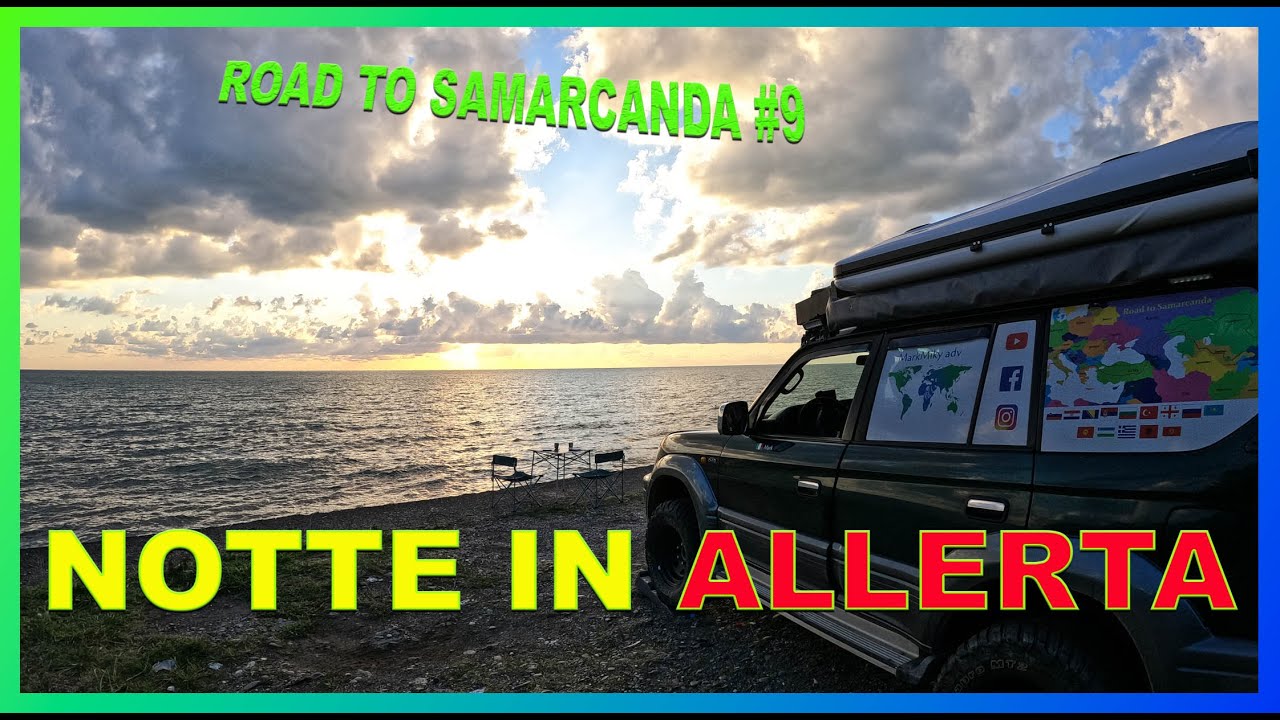 Prima notte in GEORGIA con ALLERTA LADRI 😨 Viaggio in FUORISTRADA CAMPERIZZATO e TENDA da TETTO 🌍