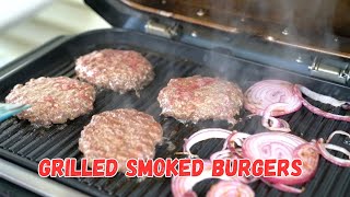 Grilled Smoked Burgers on the Ninja Woodfire XL Grill