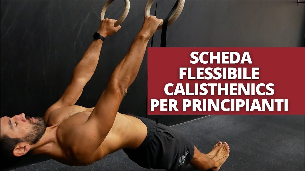Calisthenics scheda di allenamento per iniziare