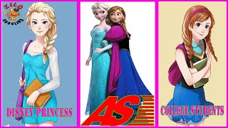 Disney Princess As College Students Zilo Cartoons