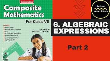 Composite Mathematics - Algebraic Expressions Part 2 (Introduction) Class 7 Mathematics VII