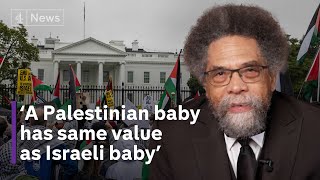 US Presidential candidate Cornel West on Israel Hamas war, greedy ruling class and Biden vs Trump
