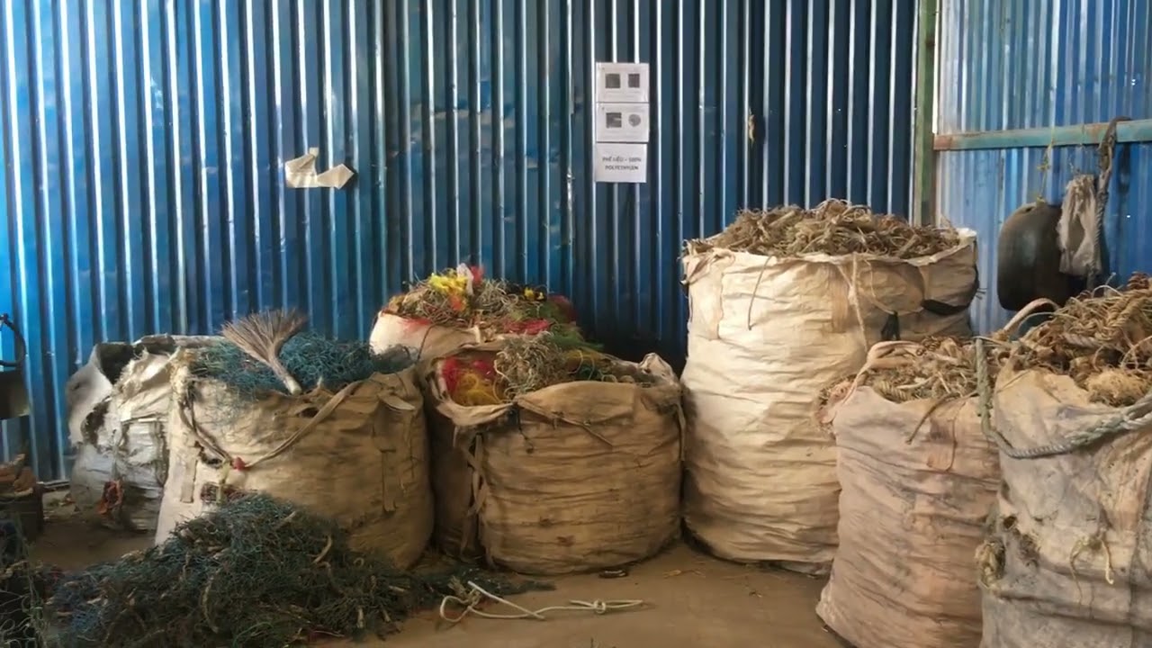 PP fishing rope recycling