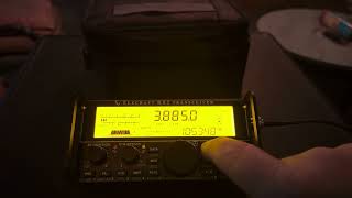 Scanning the general portion of the 80 meter band.