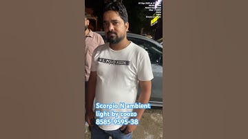 Scorpio N ambient light by coozo #mahindrascorpio #scorpionaccessories #scorpion #automobile