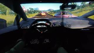 Union Island Cruise with Friends | Lamborghini vs Ferrari vs Supra | Assetto Corsa screenshot 4