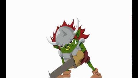 2D Orc with multiple weapons and skins (Unity3D Asset)