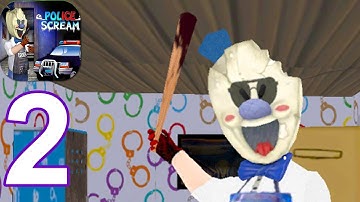 Granny Ice Scream Police: The scary Game Mod - Gameplay Walkthrough Part 2 (Android,iOS)