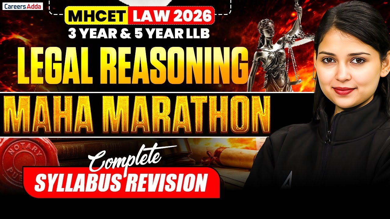 MH CET Law 2026 Legal Reasoning MARATHON | Legal Reasoning Complete ...