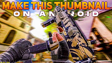 MAKE REALISTIC MOTION BLUR COD MOBILE THUMBNAIL LIKE GANYTH ON MOBILE 🧡