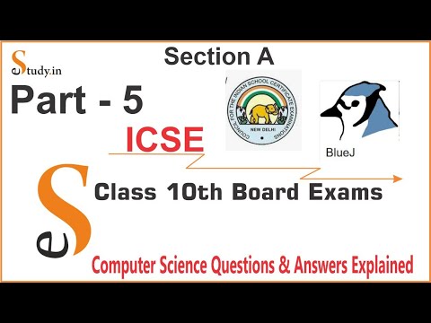# 5 |Class 10 | Board Exam | Java | Section A | Questions Answers | Size Range Of Data Types