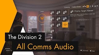 The Division 2 - All Comms Audio