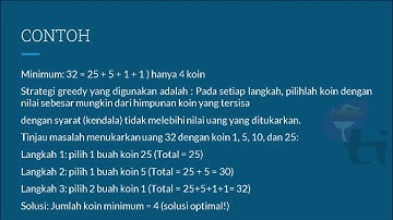 Perancangan Analisis Algoritma - Algoritma Greedy