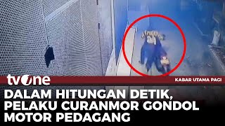 Aksi Pencurian Motor Milik Seorang Pedagang Terekam CCTV | Kabar Utama Pagi tvOne