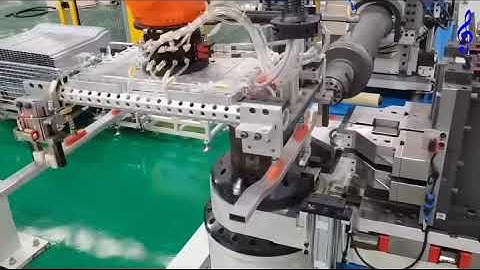 Automatic rolling and bending equipment unmanned operation Robot loading and unloading, palletizing,