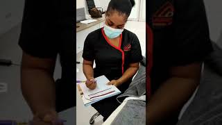 Skin Analysis During Manual Facials Class at LaserDerm Aesthetics Academy