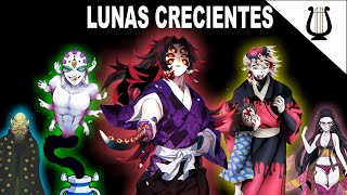 Explicación: Las 6 LUNAS crecientes, poderes y caracteristicas  Demon Slayer / Kimetsu no Yaiba