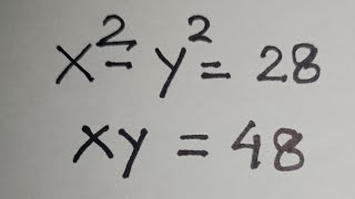 A Nice Algebra Problem | Math Olympiad | How to solve for X and Y in this math problem ?