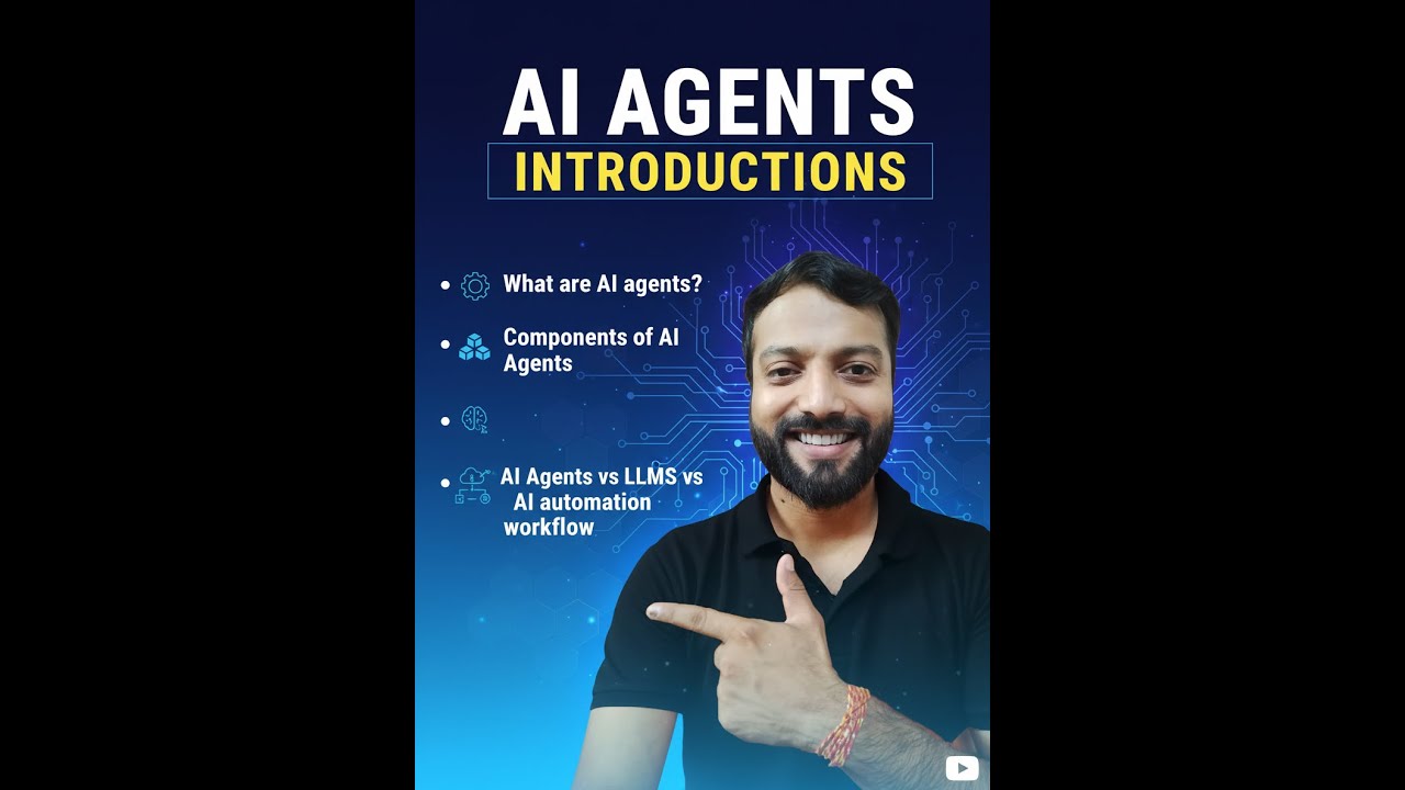 An introduction AI Agents | What are AI agents? - YouTube