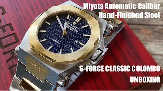 S-Force watches Classic Colombo unboxing 💎 DISCOUNT CODE S-FORCE WATCHES 15% OFF 🤑💰WOOLLEY15 💰👑