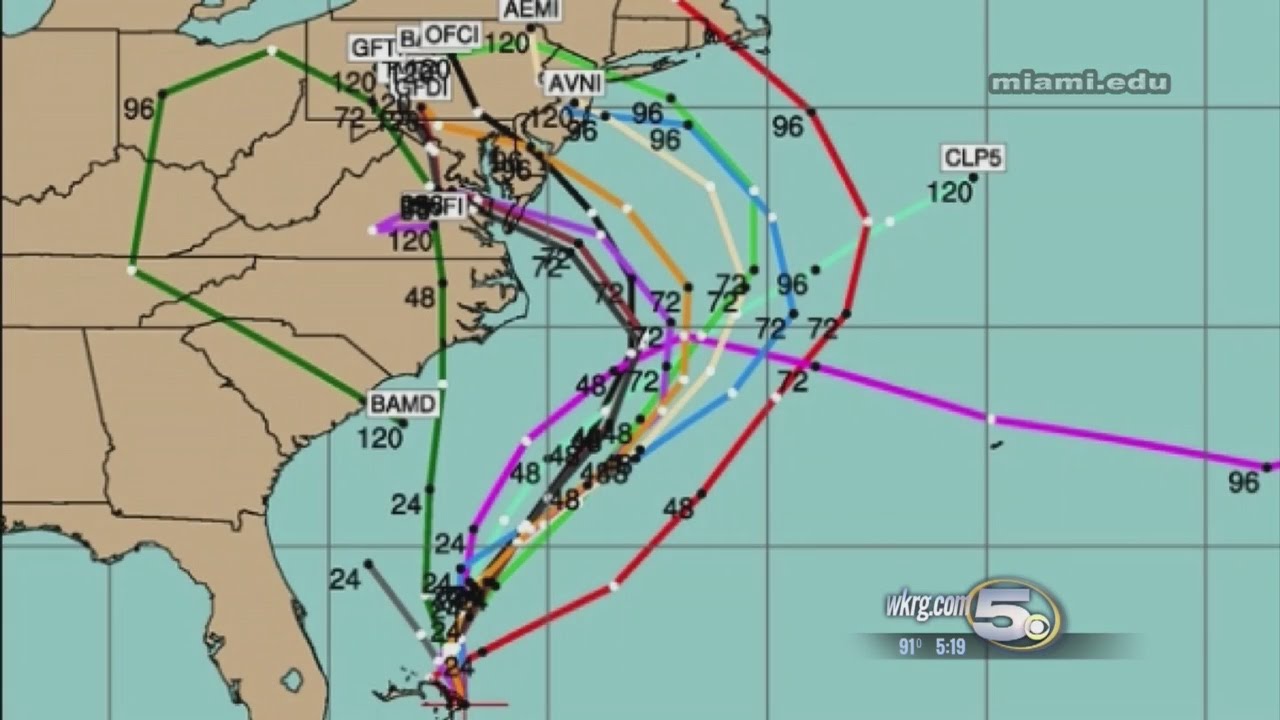 Irma Spaghetti Charts